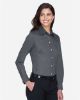 Picture of DG530W - Women's Crown Collection® Solid Stretch Twill Woven Dress Shirt