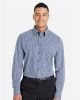 Picture of DG535 - Men's CrownLux Performance® Tonal Mini Check Woven Dress Shirt