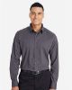 Picture of DG535 - Men's CrownLux Performance® Tonal Mini Check Woven Dress Shirt