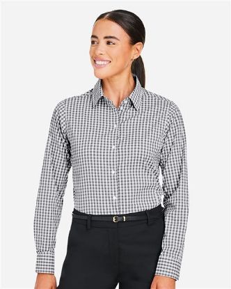 Picture of DG536W - Women's CrownLux Performance® Gingham Dress Shirt