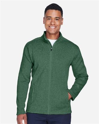 Picture of DG793 - Men's Bristol Full-Zip Sweater Fleece Jacket