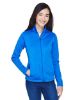 Picture of DG796W - Women's Newbury Colorblock Mélange Fleece Full-Zip Jacket