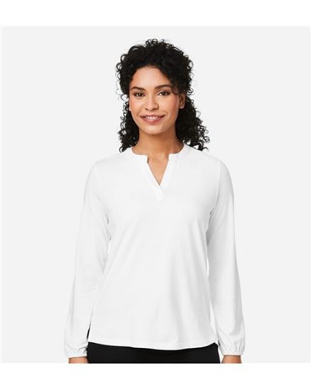 Picture of DP122W - Women's Raleigh Half-Placket Knit Top