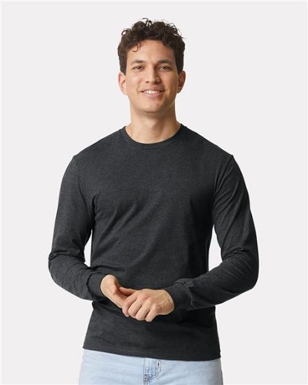 Picture of 64440CVC - Unisex Softstyle® CVC Long Sleeve T-Shirt