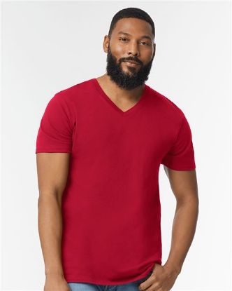 Picture of 64V00 - Unisex Softstyle® V-Neck T-Shirt