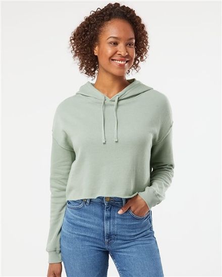Picture of AFX64CRP - Women’s Lightweight Crop Hooded Sweatshirt