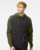 Picture of IND40RP - Unisex Raglan Hooded Sweatshirt