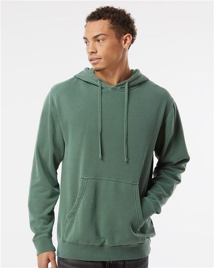 Picture of PRM4500 - Unisex Midweight Pigment-Dyed Hooded Sweatshirt