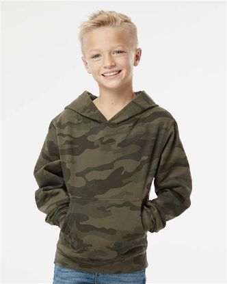 Picture of SS4001Y - Youth 8.5 oz. Midweight Hooded Sweatshirt