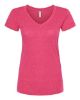 Picture of 3542 - Women's Deluxe Blend V-Neck T-Shirt