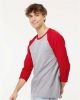 Picture of 5540 - Raglan Three-Quarter Sleeve Baseball T-Shirt
