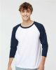 Picture of 5540 - Raglan Three-Quarter Sleeve Baseball T-Shirt