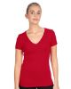 Picture of 1540 - Women's Ideal V-Neck Tee