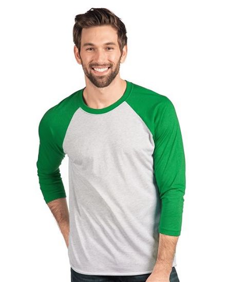 Picture of 6051 - Unisex Triblend Three-Quarter Raglan Tee