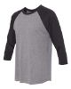 Picture of 6051 - Unisex Triblend Three-Quarter Raglan Tee