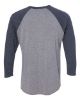 Picture of 6051 - Unisex Triblend Three-Quarter Raglan Tee