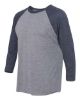 Picture of 6051 - Unisex Triblend Three-Quarter Raglan Tee