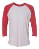 Picture of 6051 - Unisex Triblend Three-Quarter Raglan Tee