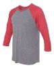 Picture of 6051 - Unisex Triblend Three-Quarter Raglan Tee