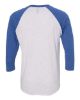 Picture of 6051 - Unisex Triblend Three-Quarter Raglan Tee