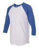 Picture of 6051 - Unisex Triblend Three-Quarter Raglan Tee
