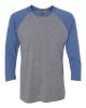 Picture of 6051 - Unisex Triblend Three-Quarter Raglan Tee