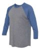 Picture of 6051 - Unisex Triblend Three-Quarter Raglan Tee