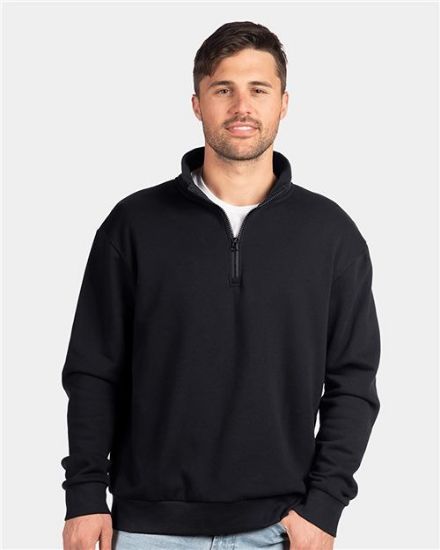 Picture of 9643 - Unisex Fleece Quarter-Zip Pullover
