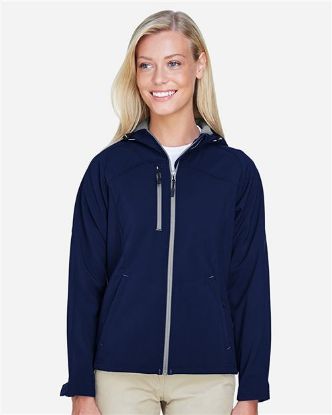 Picture of 78166 - Women's Prospect Two-Layer Fleece Bonded Soft Shell Hooded Jacket
