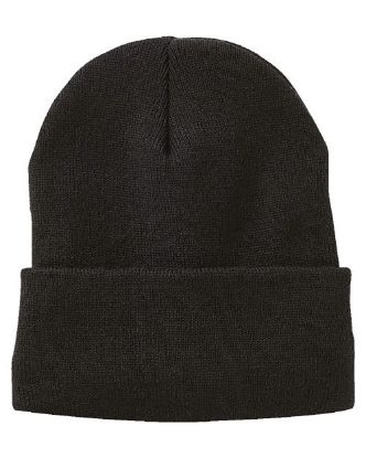 Picture of SP12JL - 12" Jersey Lined Cuffed Beanie
