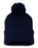 Picture of SP15 - 12" Pom-Pom Cuffed Beanie