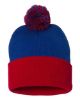 Picture of SP15 - 12" Pom-Pom Cuffed Beanie