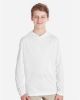 Picture of TT41Y - Youth Zone Performance Hooded Long Sleeve T-Shirt