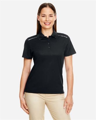 Picture of 78181R - Women's Radiant Performance Piqué Polo with Reflective Piping