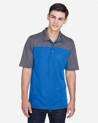 Picture of CE101 - Men's Balance Colorblock Performance Piqué Polo