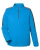 Picture of CE404 - Men's Market Snag Protect Mesh Colorblock Quarter-Zip Pullover