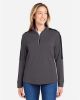 Picture of CE404W - Women's Market Snag Protect Mesh Colorblock Quarter-Zip Pullover