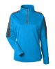 Picture of CE404W - Women's Market Snag Protect Mesh Colorblock Quarter-Zip Pullover