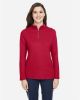 Picture of CE405W - Women's Fusion ChromaSoft™ Pique Quarter-Zip Pullover
