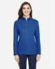 Picture of CE405W - Women's Fusion ChromaSoft™ Pique Quarter-Zip Pullover