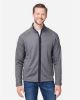 Picture of CE72 - Men's Venture Heathered Stripe Full-Zip Jacket
