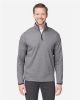 Picture of CE73 - Men's Venture Heathered Stripe Quarter-Zip Pullover