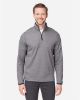 Picture of CE73 - Men's Venture Heathered Stripe Quarter-Zip Pullover