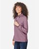 Picture of CE73W - Women's Venture Heathered Stripe Quarter-Zip Pullover