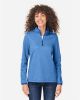 Picture of CE73W - Women's Venture Heathered Stripe Quarter-Zip Pullover