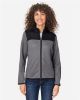 Picture of CE74W - Women's Venture Heathered Stripe Hybrid Jacket