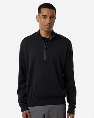 Picture of DG446 - Men's New Classics Quarter-Zip Sweater