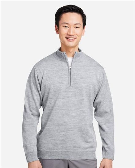 Picture of M421 - Unisex Pilbloc™ Quarter-Zip Pullover Sweater