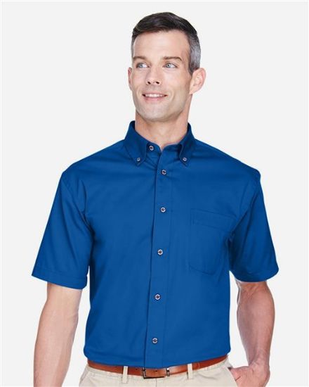 Picture of M500S - Men's Easy Blend™ Twill Dress Shirt with Stain-Release