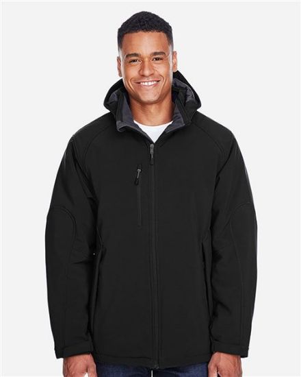 Picture of 88159 - Men's Glacier Insulated Three-Layer Softshell with Detachable Hood